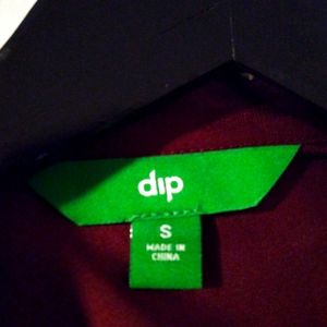 blouse dip Size S and color Purple and plum